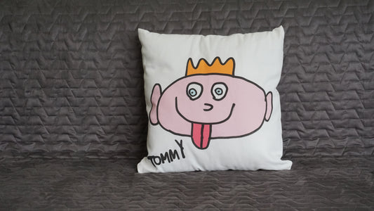 Cuscino Beffardo bianco 40 x 40 cm