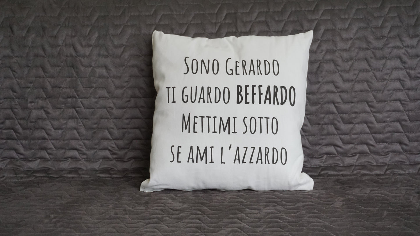 Cuscino Beffardo bianco 40 x 40 cm