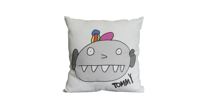 Cuscino Imperfetto bianco 40 x 40 cm