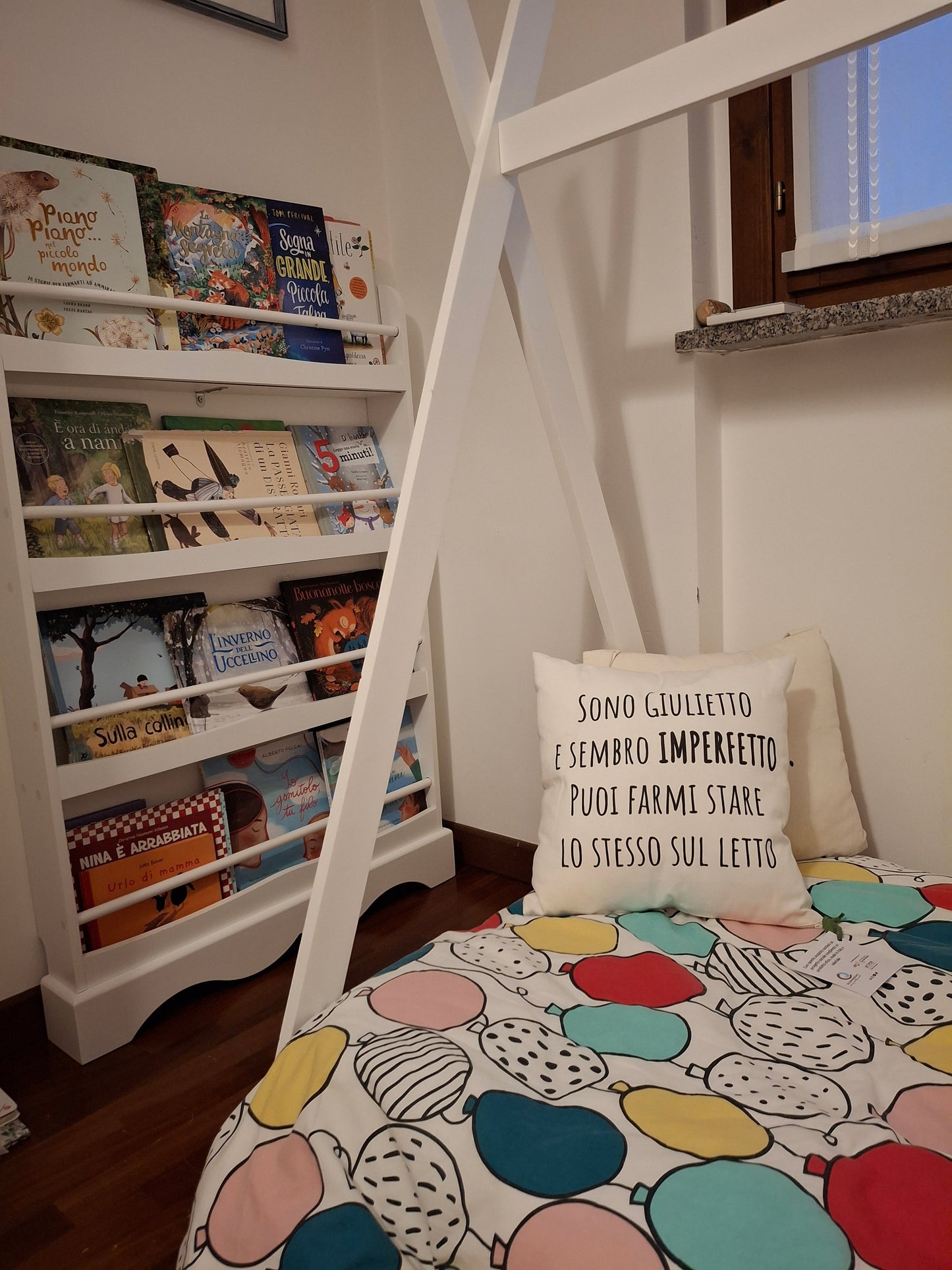 Cuscino Imperfetto bianco 40 x 40 cm