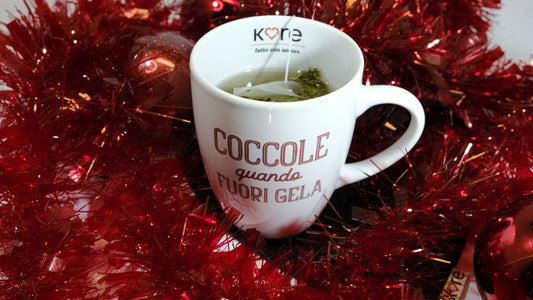 Tazza "Coccole quando fuori gela"