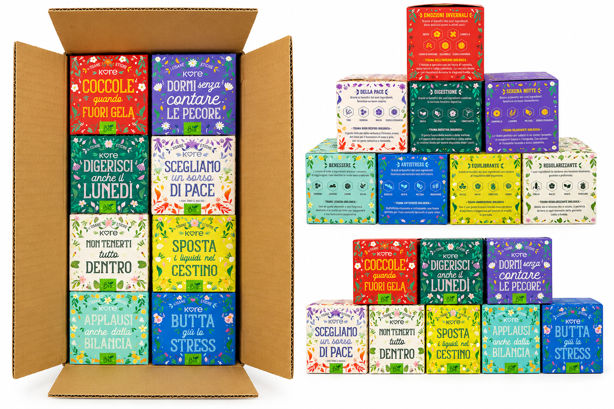 COLLO MIX - THE 8 KORE ORGANIC HERBAL TEAS - I'M TRYING THEM ALL